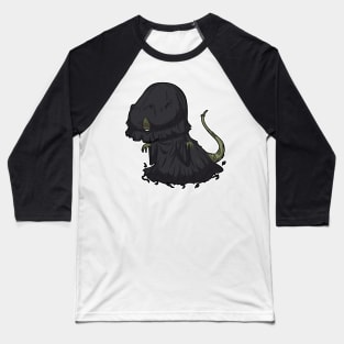 Gliding Wraithlike Dark Dino Baseball T-Shirt